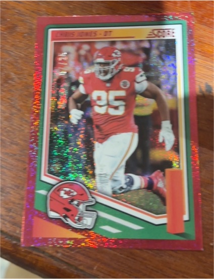 2025 Panini Score #198 Chris Jones — front