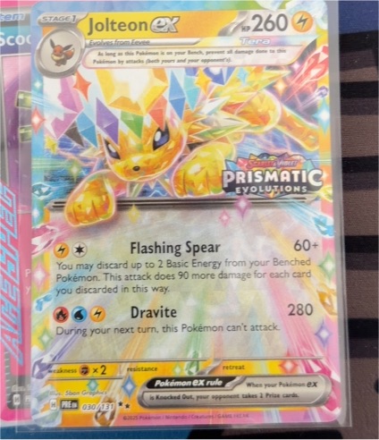 2025 Pokémon TCG Prismatic Evolutions #030 Jolteon ex — front