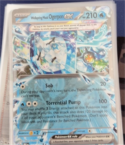 2024 Pokémon SV Twilight Masquerade #64 Wellspring Mask Ogerpon ex — front