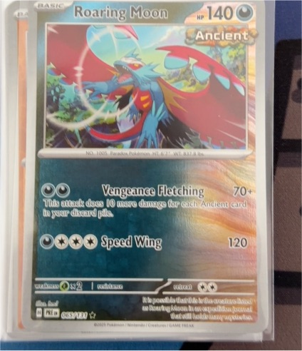 2024 Pokémon SV05: Temporal Forces #109 Roaring Moon — front