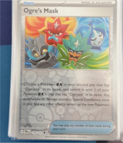 2024 Pokémon SV: Twilight Masquerade #118 Ogre's Mask — front