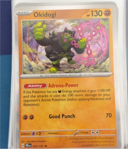 2022 Pokemon SV06: Twilight Masquerade #111 Okidogi — front