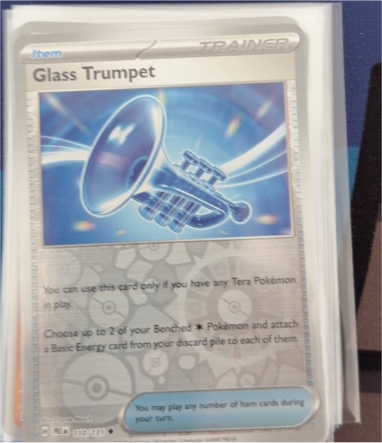 2024 Pokémon SV: Stellar Crown #135 Glass Trumpet — front