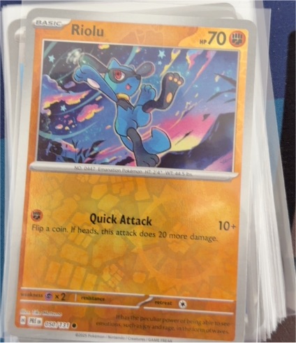 2025 Pokémon S. & V. Prismatic Evolutions #50 Riolu — front