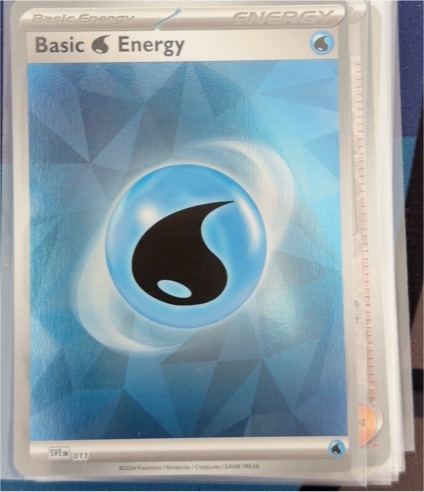 2022 Pokémon Scarlet & Violet #011 Basic Water Energy — front