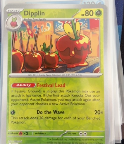 2025 Pokémon SV Prismatic Evolutions #10 Dipplin — front