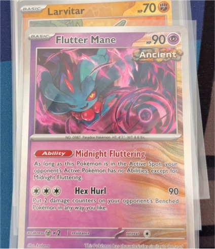2024 Pokémon SV05: Temporal Forces #078 Flutter Mane — front