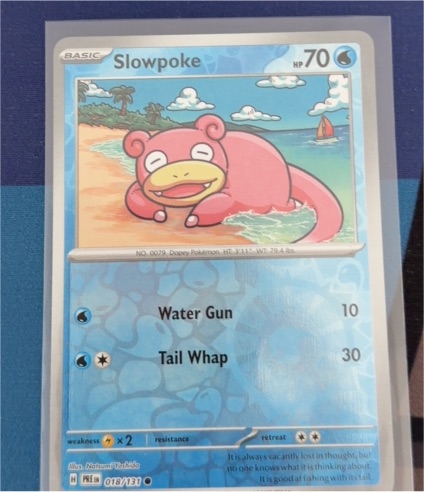 2017 Pokémon SV: Prismatic Evolutions #018 Slowpoke — front