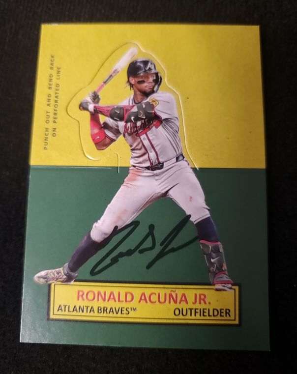 2025 Topps Archives 1964 Stand-Ups #64SU-13 Ronald Acuña Jr. — front