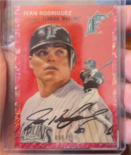 2023 Topps Chrome Platinum Anniversary #443 Ivan Rodriguez — front