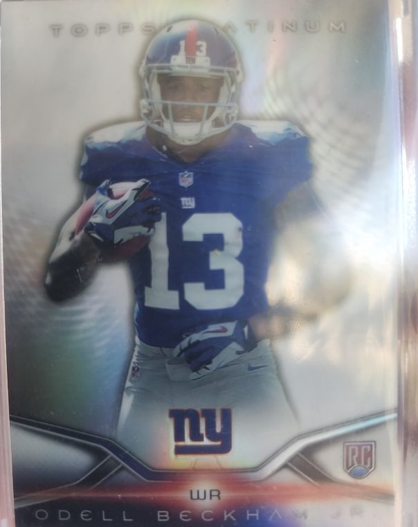 2014 Topps Platinum #117 Odell Beckham Jr. — front