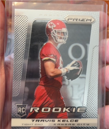 2013 Panini Prizm #292 Travis Kelce Rookie — front
