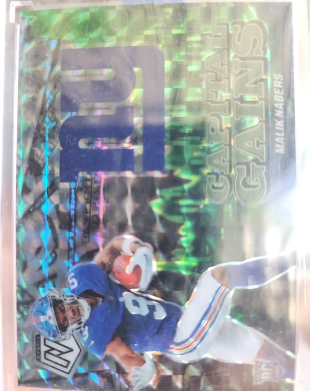 2024 Panini Mosaic Capital Gains #23 Malik Nabers — front