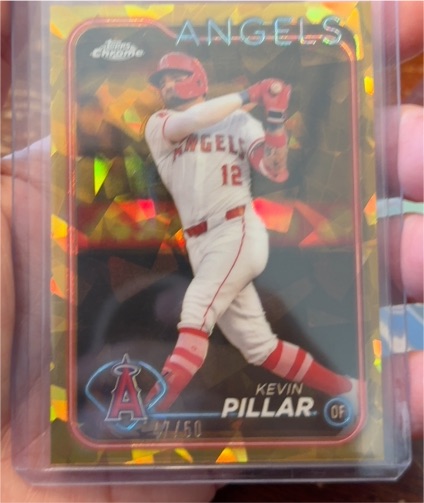 2024 Topps Chrome Update #US214 Kevin Pillar — front