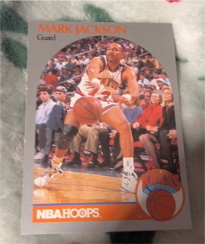 1990 NBA Hoops #205 Mark Jackson — front