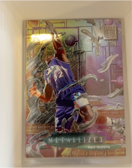 1996-97 Fleer Metal #225 Karl Malone — front