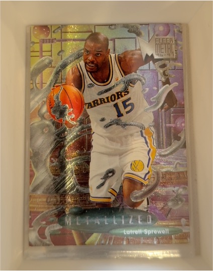 1996-97 Fleer Metal #232 Latrell Sprewell — front