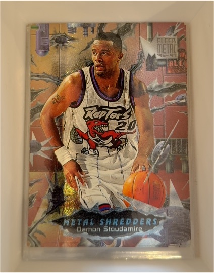 1996-97 Fleer Metal #247 Damon Stoudamire — front