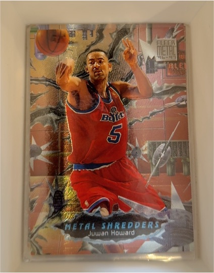 1996-97 Fleer Metal #240 Juwan Howard Metal Shredders — front