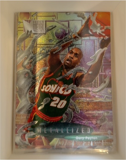 1996-97 Fleer Metal #228 Gary Payton — front