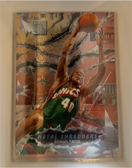 1996-97 Fleer Metal #242 Shawn Kemp Metal Shredders — front