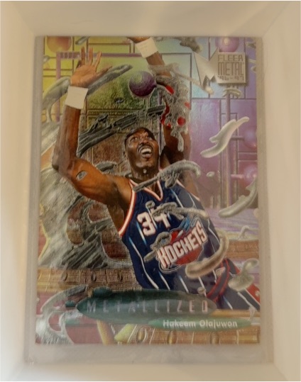 1996-97 Fleer Metal #227 Hakeem Olajuwon — front