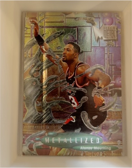1996-97 Fleer Metal #226 Alonzo Mourning Metallized — front