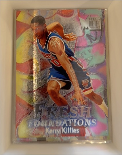 1996-97 Fleer Metal #237 Kerry Kittles Fresh Foundations Rookie Card — front