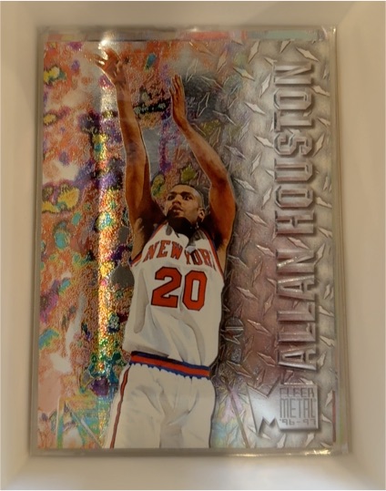 1996-97 Fleer Metal #195 Allan Houston — front