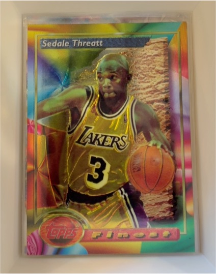 1993-94 Topps Finest #141 Sedale Threatt — front