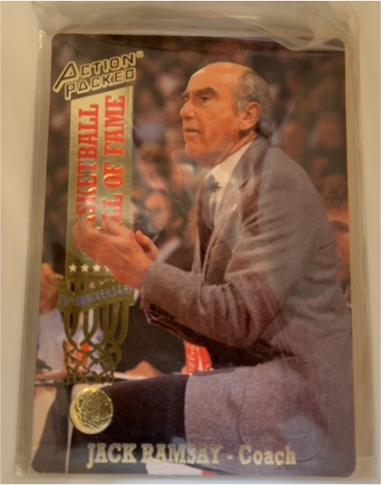 1993 Action Packed Hall of Fame #56 Jack Ramsay — front