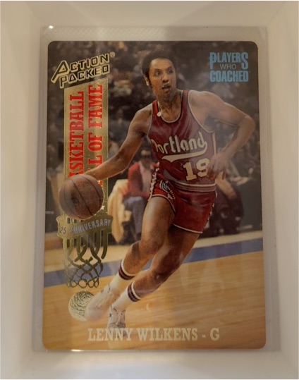 1993 Action Packed Hall of Fame #83 Lenny Wilkens — front