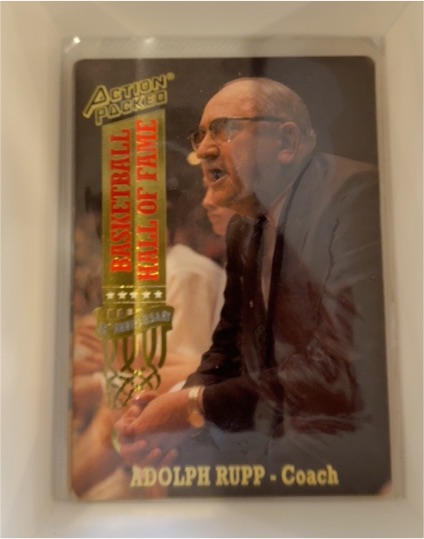 1993 Action Packed Hall of Fame #57 Adolph Rupp — front