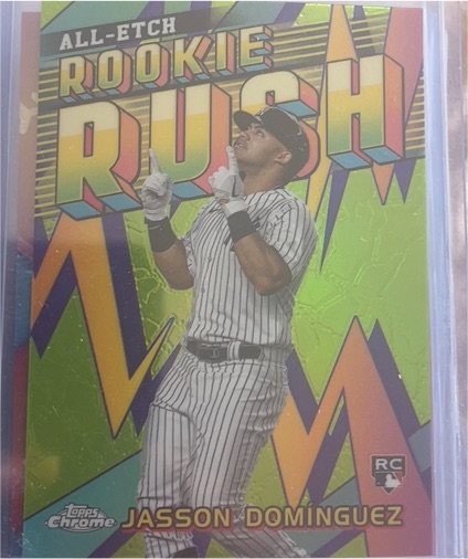 2024 Topps Chrome All Etch Rookie Rush #CERR-10 Jasson Dominguez — front