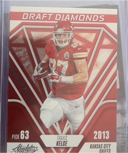2023 Panini Absolute Draft Diamonds #DD-9 Travis Kelce — front