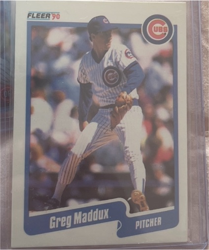 1990 Fleer #37 Greg Maddux — front