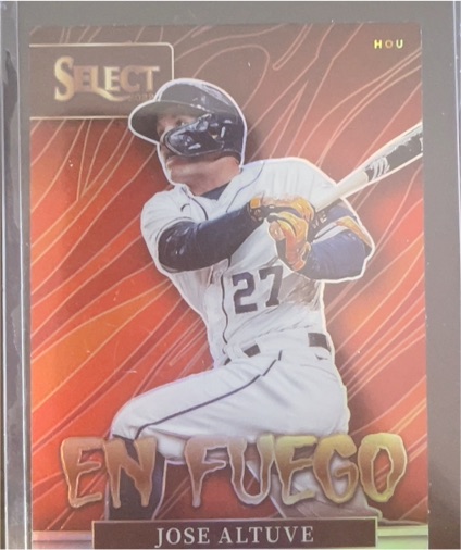 2022 Panini Select En Fuego #EF7 Jose Altuve — front