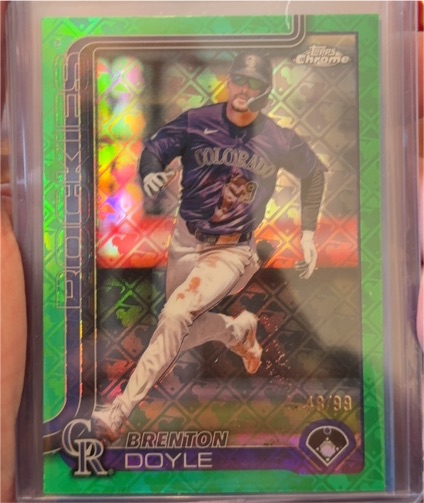 2025 Topps Chrome #118 Brenton Doyle — front