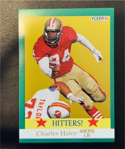 1991 Fleer #403 Charles Haley — front