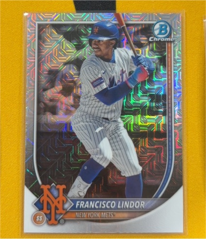 2025 Bowman Chrome #59 Francisco Lindor — front