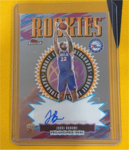 2025-26 Topps Finest #RFA-JO Johni Broome — front