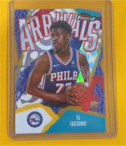 2025-26 Topps Finest Arrivals #A-3 VJ Edgecombe — front
