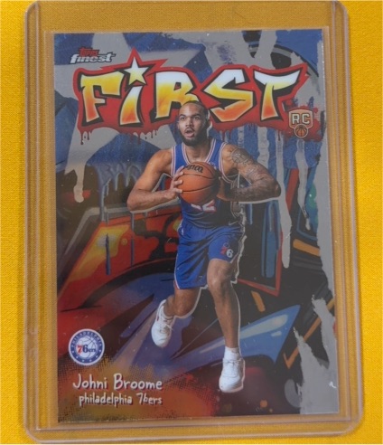 2025-26 Topps Finest #F-25 Johni Broome First — front