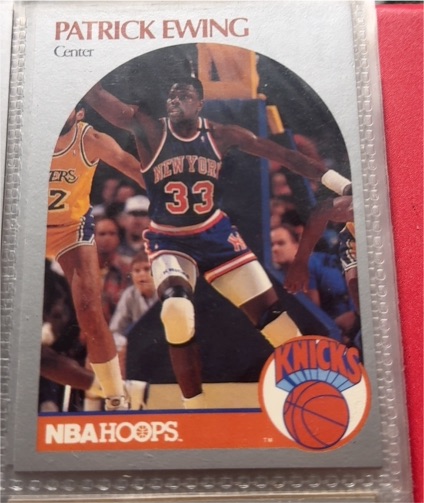 1990-91 NBA Hoops #203 Patrick Ewing — front