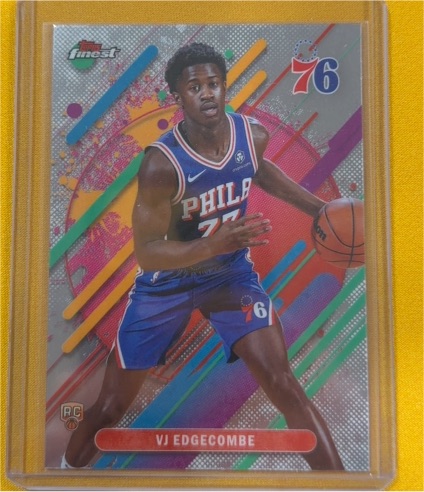 2025/26 Topps Finest #203 VJ Edgecombe — front