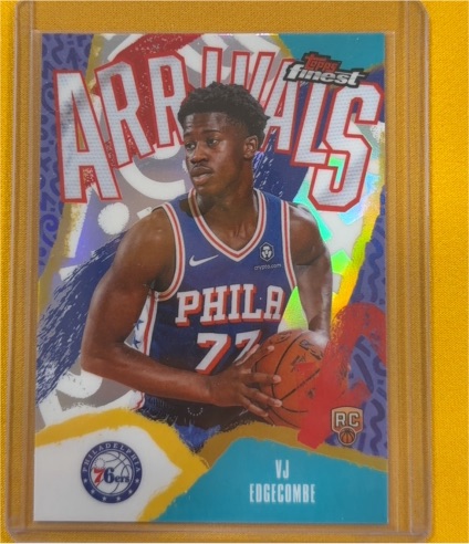 2025-26 Topps Finest Arrivals #A-3 VJ Edgecombe — front