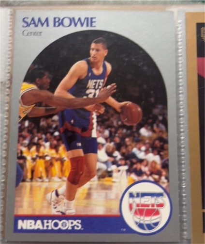 1990-91 NBA Hoops #194 Sam Bowie — front