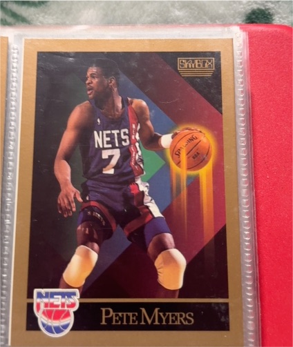 1990-91 SkyBox #184 Pete Myers — front