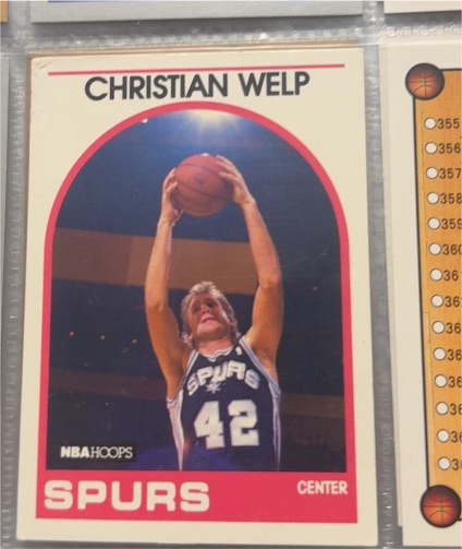 1989 Hoops #331 Christian Welp — front