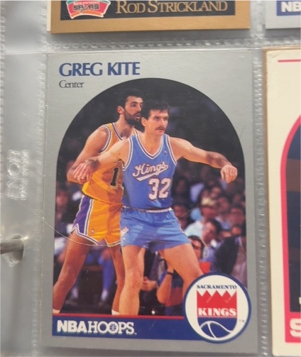 1990-91 NBA Hoops #258 Greg Kite — front